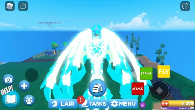 My Blue White Neon Chronocus Roblox Dragon Adventures смотреть онлайн