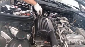 mercedes benz GLC 200 ( change oil and oil filter and replace air filter/ Crispher vlogs