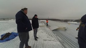 PIR утеплитель. Монтаж на плоскую кровлю.