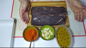 #БАСТУРМА //Настоящая армянская бастурма// #ԲԱՍՏՈՒՐՄԱ /ԱՊՈՒԽՏ/Իսկական հայկական տնական բաստուրմա