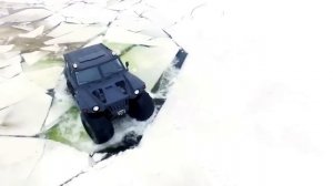 Белорусский вездеход на шинах низкого давления  Хаски, зимний тест драйв