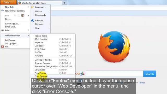 How to View JavaScript Errors in Mozilla Firefox