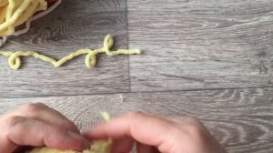 Снеговик крючком. Из плюшевой пряжи. Часть 1