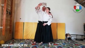 Техника Айкидо. Шомэн Учи Ирими Наге. Aikido technique. Shomen Uchi Iriminage.