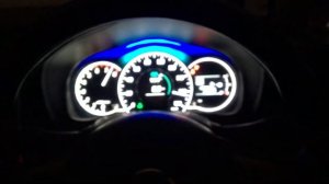 Подсветка приборной панели на Nissan Note