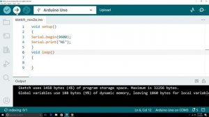 Arduino Print Hello word Lec04#arduino #helloworld #programming #arduino #coading #arduinouno