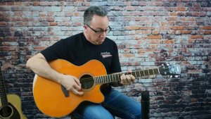 Yamaha CPX600 Acoustic Guitar Demo