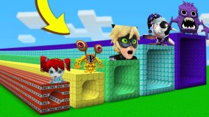 ДЛИННЫЕ КРУГЛЫЕ ТОННЕЛИ В МАЙНКРАФТ ЗОМБАК