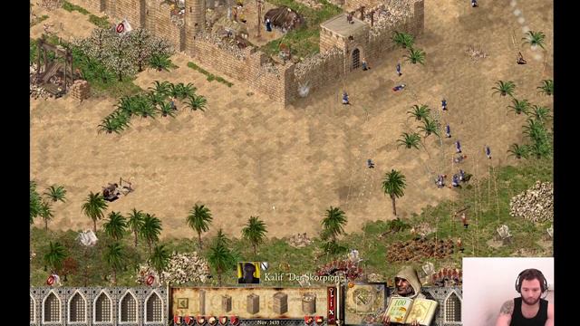 Stronghold Crusader  Kreuzzug Mission 25    VB Schlange VS 2x Kalif Sultan