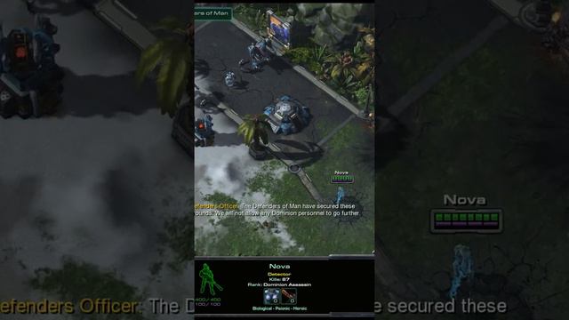 StarCraft 2 Easter Eggs Nova Covert Ops ''No Trespassing'' #short