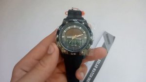 Наручные часы Skmei 1064 (Скмеи 1064) с солнечной батареей обзор, инструкция на русском, настройка