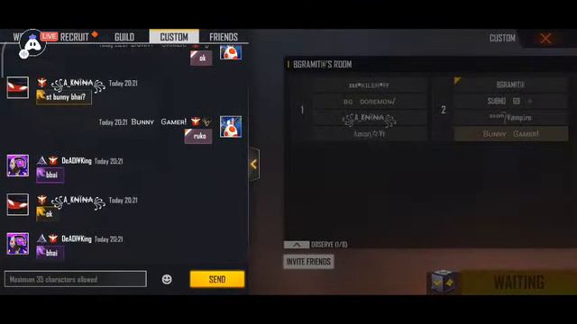 Free Fire Live Custom Room || Unlimited Custom Room Card Play || Bunny Gamer 520 смотреть онлайн