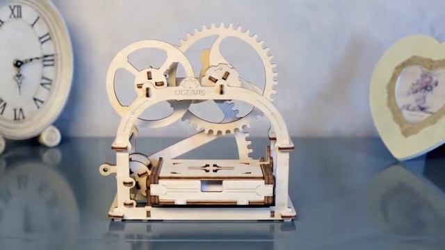 3D-конструктор механическая шкатулка для визиток