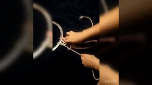 Узел « фриволите» из 4 нитей.