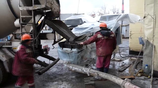 Процесс ввода в эксплуатацию стационарного бетононасоса 30 м3 смотреть онлайн