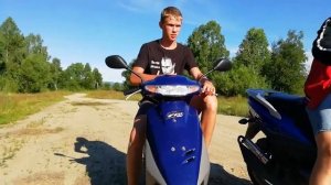 Гонка:Китайский VS Японский мопед  #3 .