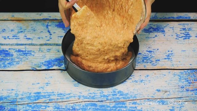 Морковный торт с апельсином и крем чизом. Carrot cake with nuts.