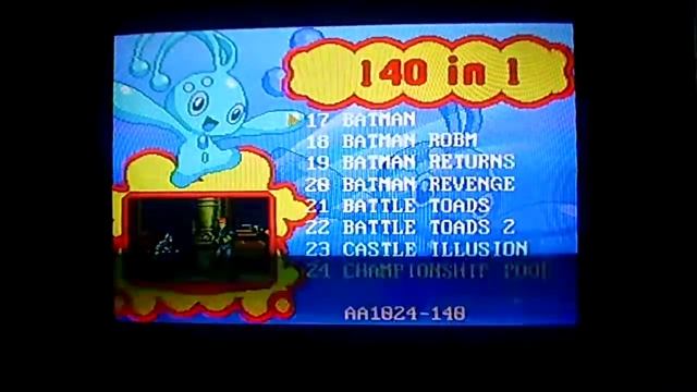 Sega Super Drive GTA V (140 игр) обзор смотреть онлайн