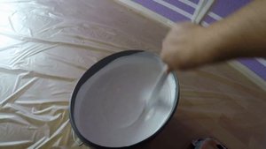 Покраска стен в квартире. Германия.