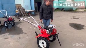 ОБЗОР мотоблока с дисковым сцеплением BRAIT 105 и BRAIT 105PRO