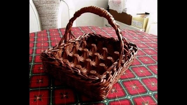 Плетение из газетных трубочек смотреть онлайн