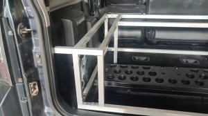 Спальник в Mitsubishi pajero 3/4 своими руками.