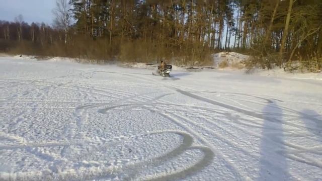 Покатушки на квадрике Ямаха Гризли 700 и снегоходе Ямаха Вентура Мультипульпурис от 6.02.2014