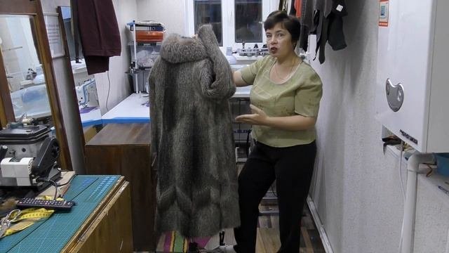 Как перешить шубу из нутрии.