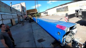 Соединяем 3 секции стрелы с основной, собираю всё в обратном порядке. Автокран Галичанин КС-65713-1