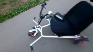 Самодельный трицикл из гироскутера.