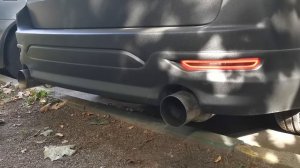 Звук глушителя HKS на Subaru Forester SH