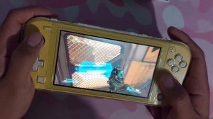 DOOM 2016 NINTENDO SWITCH LITE YELLOW GAMEPLAY