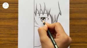 Easy anime drawing ||  How to draw anime step by step || Easy drawing for beginners