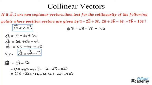 019-Collinear Vectors Example – 1 ⧸ Vector Algebra ⧸ Maths Algebra