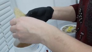 Формирование кусочка сахарной пасты шугаринг