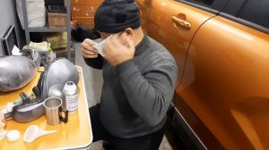 Сравнение полировки фар. Механическая и химическая.