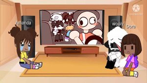 ??Wooly ?? ? Amanda? and ?Dora? reacts to ✨ Amanda adventure memes✨ #gachaclub