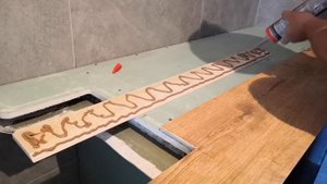 Укладка плитки без швов!)