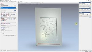 Выполнение 3D обработки на фрезерном станке Start. Работа из библиотеки готовых проектов SAVINSNAME