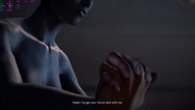 Mass Effect Andromeda scott & Pebee making out смотреть онлайн