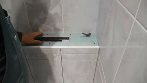 Разборный короб, из гипсокартона и плитки ч.4