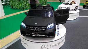 Полноприводный двухместный электромобиль MERCEDES-BENZ GLS63-AMG на резиновых колесах