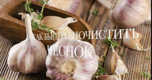 Быстрый способ почистить чеснок НЕСКОЛЬКО СПОСОБОВ ПОЧИСТИТЬ ЧЕСНОК БЫСТРО!