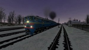 Train simulator classic 2тэ10В c поездом 3427 контейнерный