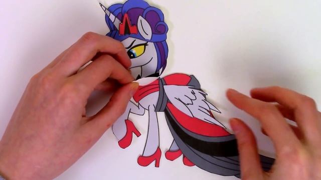 Mlp custom- Nice alicorns vs Evil alicorns -My little pony Paper craft ideas смотреть онлайн