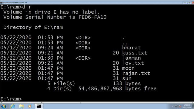 How To Copy The Files and Folders using COMMAND PROMPT DOS By Easy Method|Cmc It Program