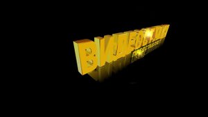 Футаж для начала фильма с золотыми 3D титрами: ВИДЕОСТУДИЯ ПРЕДСТАВЛЯЕТ. Вариант 1