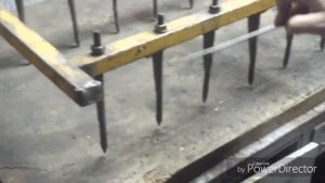 Мотоблок МТЗ-09 самодельная борона(окончательный вариант).