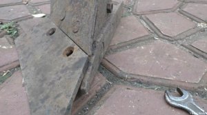 Конный плуг из металлоприемки . Нулёвый .