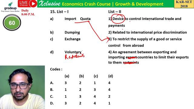 K-SET PYQPs: International Economics | Economics | UGC NET 2021 Exam | Gradeup | Amit Chatterjee